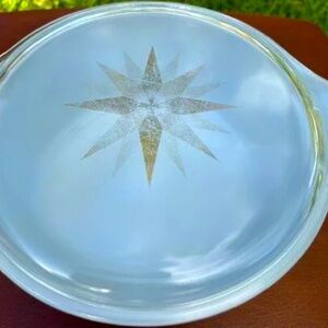 Vintage Zodiac Pyrex Casserole with cover